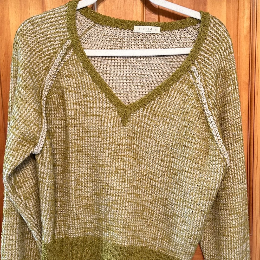 NWT Anthropologie V Neck Sweater small